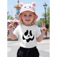 thumbnail image 1 of Halloween T-shirt - Pumpkin Design, Short Sleeve, Round Neck, Casual Summer Top, Playful Accessories, Festive Attire | Playful Design | Comfortable Fit, Halloween Costumes, 1 of 6