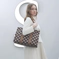 thumbnail image 5 of Lohol Tote Bag for Women Work 15.6 inch Canvas Shoulder Bags Computer Messenger Purse Teacher Handbag Office Briefcase khaki-black, 5 of 10