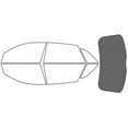 thumbnail image 2 of Rvinyl Window Tint Kit Compatible with Audi SQ8 2021-2024 - Rear Windshield Precut Kit - 35%, 2 of 8