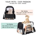 thumbnail image 3 of Easter 17x10x11.8 in Pet Carrier Bag - Fabric 900D Oxford Cloth - Sherpa Base - Nylon Webbing - Comfy & Durable Pet Travel Bag for Small Dogs - 200 Characters., 3 of 7