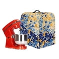 thumbnail image 4 of FOR U DESIGNS Dot Blue Yellow Kitchen Aid Mixer Cover Uv Protection Mixer Dust Covers Multi Pockets with Top Handle and Pocket Dust Cover for Stand Mixer or Coffee Maker - L, 4 of 8