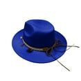 thumbnail image 7 of Baberdicy Cowboy Hat Fashionable Fedora Fedoras Men Wide for Women Dress Hat Women's And Hats Baseball Cap Hats Cowboy Hats for Women Men One Size, 7 of 7