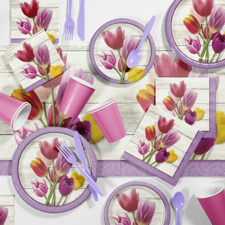 Beautiful Blossoms Floral Party Supplies Kit