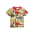 thumbnail image 4 of WIBACKER 3-8Y Toddler and Little Boys 2-Piece Dinosaur Pajamas Set 100% Cotton Short Sleepwear Kids Summer Pjs, 4 of 9