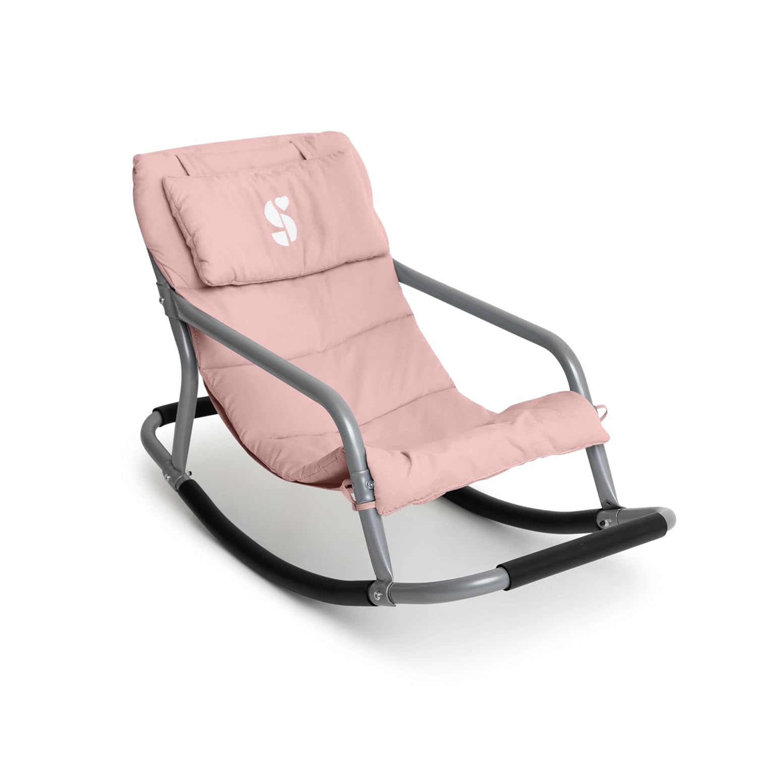 Special Supplies Sensory Rocking Chair for Kids – Calming Kids Rocker for Balance & Stability – Comfortable Floor Chair for Playroom, Bedroom, Nursery (Pink)