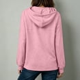 thumbnail image 6 of Taqqpue Women Long Sleeve Shirts Lightweight Drawstring Hooded Sweatshirt Loose Fit Fall Winter Oversized Pullovers Tops with Pockets for Women, 6 of 6