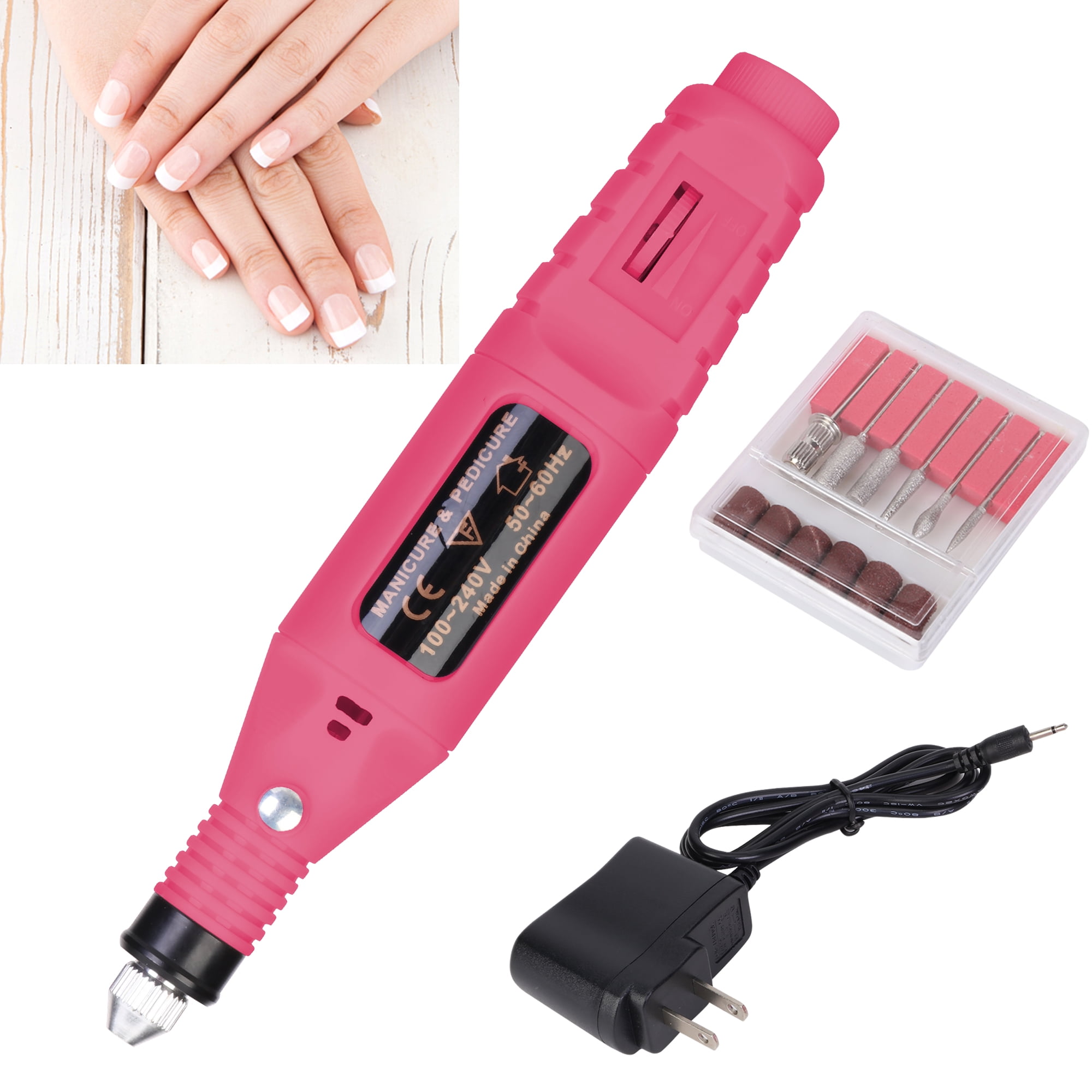 Professional Electric Nail File Manicure Acrylic Nail Kit with Electric File  Heads - China Electric Finger Nail Filing Machine, Electric Nail Drill Kit Nail  File for Acrylics | Made-in-China.com