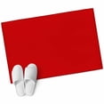 thumbnail image 2 of Christmas Red 2x3 Door Mat Rug, Farmhouse Solid Red Color Modern Art Non-Skid Rubber Backing Large Rectangle Rugs - Living Room Bedroom Home Office, Indoor Floor Mat Carpets Washable Rug, 2 of 9