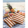 thumbnail image 4 of Cover Cushion Sofa Chair Case Pillow Decoration Office Home Cover Pillow Waterproof Stripes White Or, 4 of 5