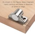 thumbnail image 4 of Magnetic Cabinet Door Catch with Magnets for Cabinet Door Latch Closer, Cabinet Magnetic Catch for Kitchen Closet Door Closing Magnetic Door Catch Closer, 4 of 9
