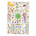 thumbnail image 2 of 9 hojas de pegatinas para ventana, calcomanías, mariposa, flor, pájaro, , rama de primavera, decoración de pared, palo estático para la escuela d, 2 of 9