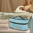 thumbnail image 2 of HELLHERO Iron Carrier Bag Protective Travel Steamer Bag Easy to Store and Carry Daisy Pattern Valentine's Day, Bag Only, 2 of 6