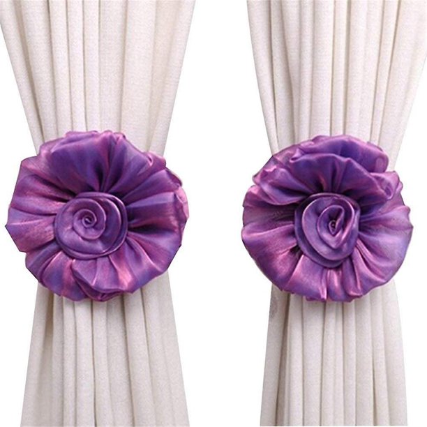 1 par de hebilla de cortina YUANXCMXG Decoraciones navideñas