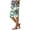 Green, variant on Shorts for Women Elastic Waist Printed Loose Quarter Pants Workout Shorts