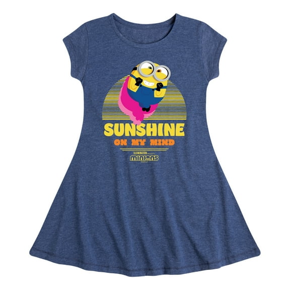Despicable Me Minions - Sunshine On My Mind - Toddler & Youth Girls Fit & Flare Dress