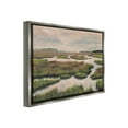 thumbnail image 4 of Stupell Industries Asymmetrical Stream Nature Landscape Painting Gray Floater Framed Canvas Art Print Wall Art, 31 x 25, 4 of 10