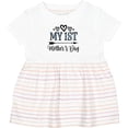 thumbnail image 3 of Inktastic My 1st Mothers Day Girls Baby Dress, 3 of 5