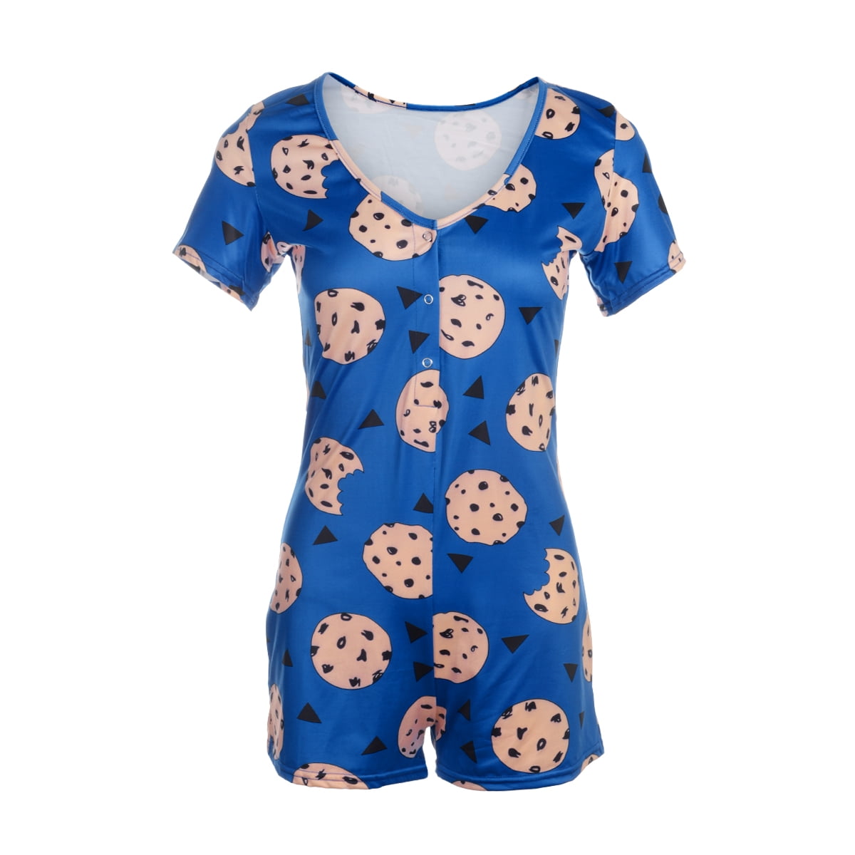 Owl'sYard Owl'sYard Women's Floral Jumpsuit Short Pajama Walmart