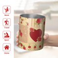 thumbnail image 5 of 12oz Coffee Tumblers Pioneer Flower Floral Print Pattern Stainless Steel Vacuum Insulated Travel Tumbler Coffee Cups Mug with Lid and Straw with Cleaning Brush for Cold & Hot Drinks, 5 of 5