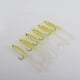 thumbnail image 5 of Yuarrent 6 piezas de señuelos de pesca exquisitas herramientas de anzuelo de cebo de simulación profesional Pescar Amarillo blanco, 5 of 6