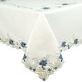 thumbnail image 5 of Table Cloth for Dining Table, Ivory Table Linen, 60x120 inches Rectangle - The Cedrick Collection - Home Decor, 5 of 6
