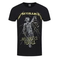 thumbnail image 1 of Metallica  Adult And Justice For All Tracks Back Print T-Shirt, 1 of 2