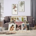 thumbnail image 5 of Best Mom Photo Custom Blankets With Photos And Name, Mom Christmas Photo Gift, Personalized Mom Birthday Gifts, We Love You Mom Blanket, 5 of 6