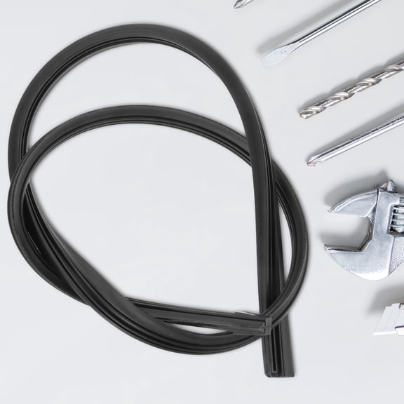 WASHWEPE Durable Black Rubber Front Wiper Blades, Quiet and Easy to Install for Cars