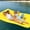 Yellow-8 x 6 FT, variant on 6 x 3 FT Water Floating Mat, Lake Floating Mat, Water Recreation, 3-Layer Tear-Resistant XPE Foam Portable Lily Mat Floating Mat, Adult Floating Mat, Suitable for Pools and Lakes