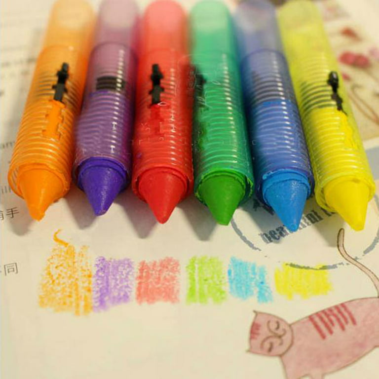 1~8PCS Children's Crayon Suit Non-toxic and Safe Food Color Wax Paintbrush  Can Be Wiped Bath Toys for Kids Kids Toys - AliExpress