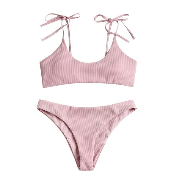 Uorcsa Junior Bathing Suits for Teen Girls Beach Sleeveless Bikini High ...