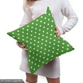 thumbnail image 5 of Ambesonne Polka Dot Fabric by the Yard Upholstery, Traditional Round Forms, 1 Yard, Fern Green White, 5 of 5