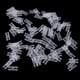 thumbnail image 5 of 100 piezas de clips de plástico transparente para globos, lazos para sellar globos para bodas y fiestas, 5 of 8