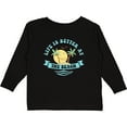 thumbnail image 3 of Inktastic Life's Better At The Beach Girls Long Sleeve Toddler T-Shirt, 3 of 5