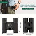 thumbnail image 3 of HLONK 10x25 Compact Binoculars  High Magnification Mini Pocket Binoculars  Small Binoculars  Suitable For Bird Watching  Hunting  Concerts  Theaters  Operas  Travel And Sightseeing, 3 of 6