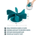 thumbnail image 3 of Inserto de comedero lento en espiral para perros Convierte un cuenco o plato para perros en un cuenco para perros (alternativa al comedero de rompecabezas para perros, tapete para lamer), 3 of 5