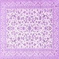 thumbnail image 1 of Ahgly Company Indoor Square Persian Purple Traditional Area Rugs, 3' Square, 1 of 4