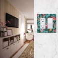 thumbnail image 5 of Yayeee Rocker Switch Wall Plate 1-Gang 4.6"x2.9" Home Decorative Outlet Cover, Green Tropical Pattern, 5 of 6