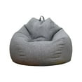 thumbnail image 1 of Nuevo Extra grande Bean Bag sillas sofá cubierta interior perezoso tumbona para adultos niños Sellwell sin silla, 1 of 4