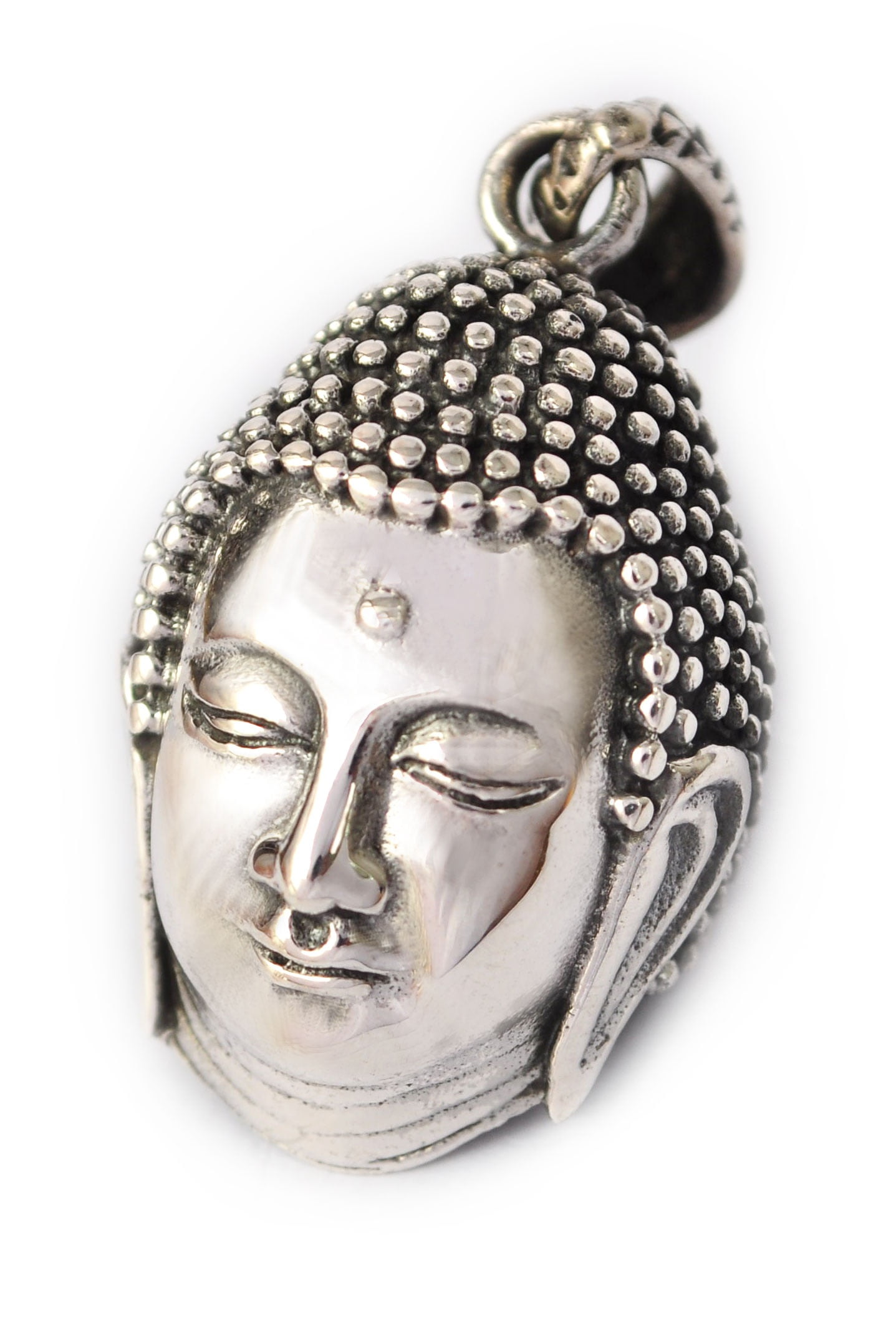 Vietsway 92.5 Sterling Silver Buddha Pendant Charm