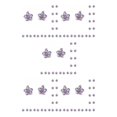 thumbnail image 3 of Guardurnaity 10 Uds pendientes colgantes exquisitas flores de cinco pétalos accesorios de de aleación suministros hechos a mano para púrpura 5piezas, 3 of 6