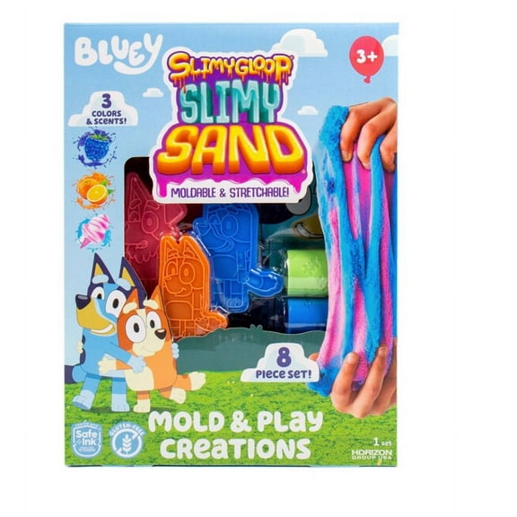 Bluey SlimyGloop Slimy Sand Mold & Play Creations Toy New With Box