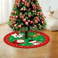 thumbnail image 6 of EWASWON Christmas Red Velvet Christmas Tree Skirt - Plush, Durable, Easy Install, Festive Holiday Decor for Xmas Trees, 6 of 6