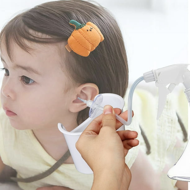 Ear Wax Removal Cleaner Tool Set For Ear Irrigation Ear Washer Curved