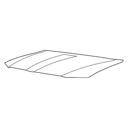 Genuine OE Mopar Hood - 68127958AD Fits select: 2014-2015 CHRYSLER 300C, 2013 CHRYSLER 300
