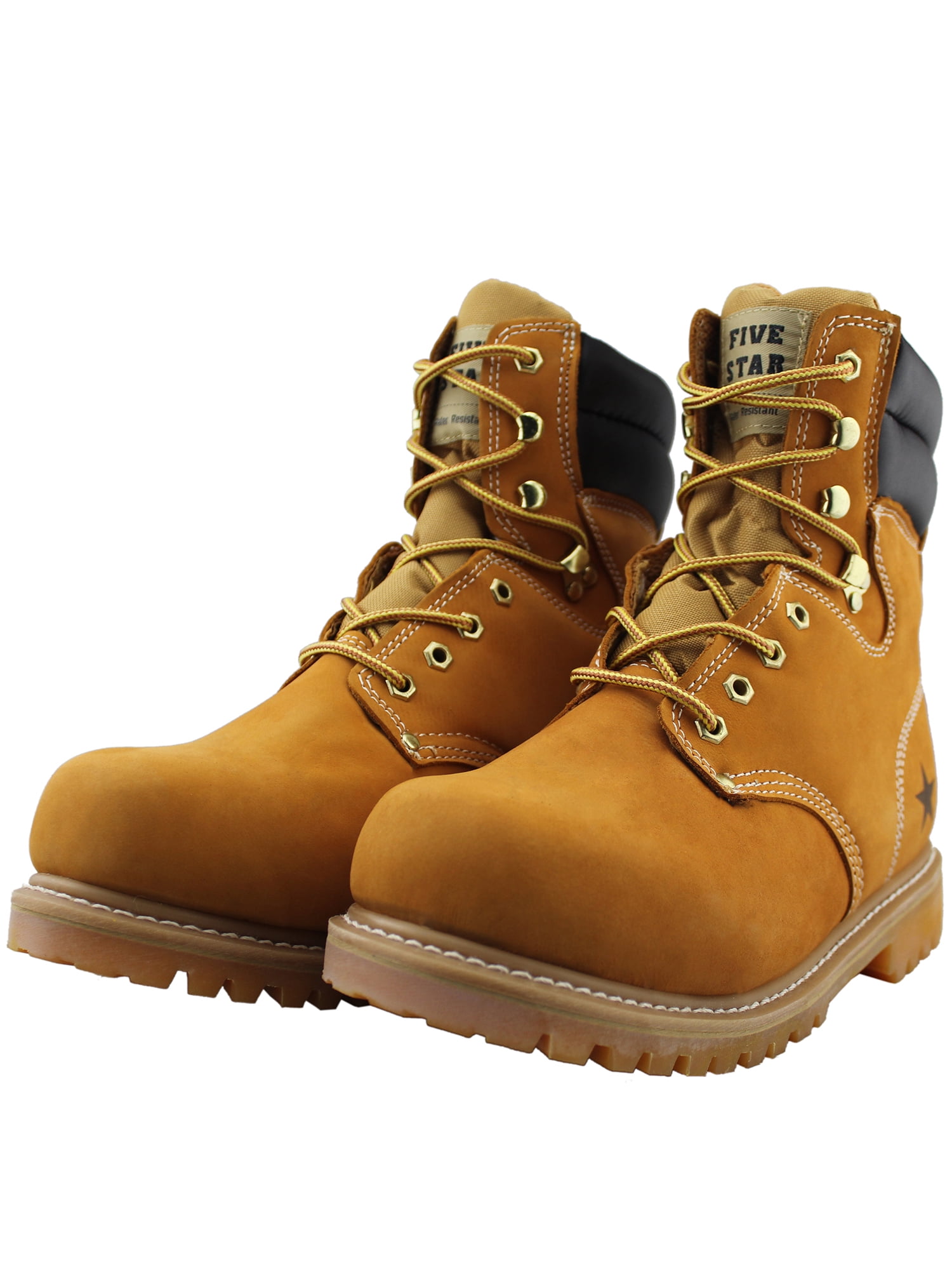 leather work boots walmart