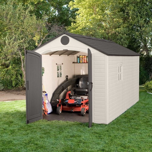Lifetime 8 ft. W x 15 ft. D Plastic Storage Shed
