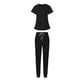 thumbnail image 3 of Uniformes de trabajo de Enfermera Sunnimix Para mujer verano M negro, 3 of 8