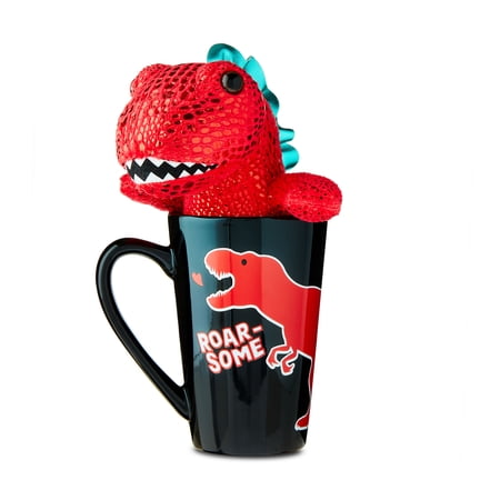Valentine's Day Red Dinosaur Plush and Mug, by Way To Celebrate