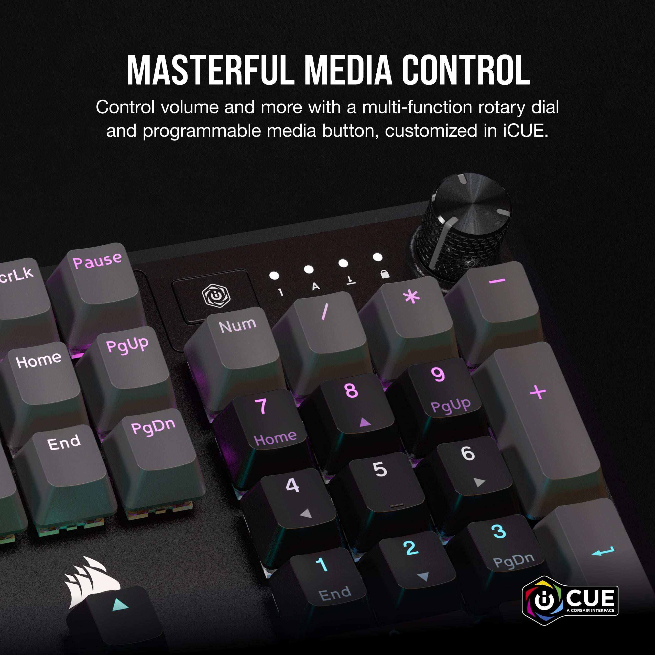 CORSAIR K70 CORE RGB USB Gaming Keyboard, Gray